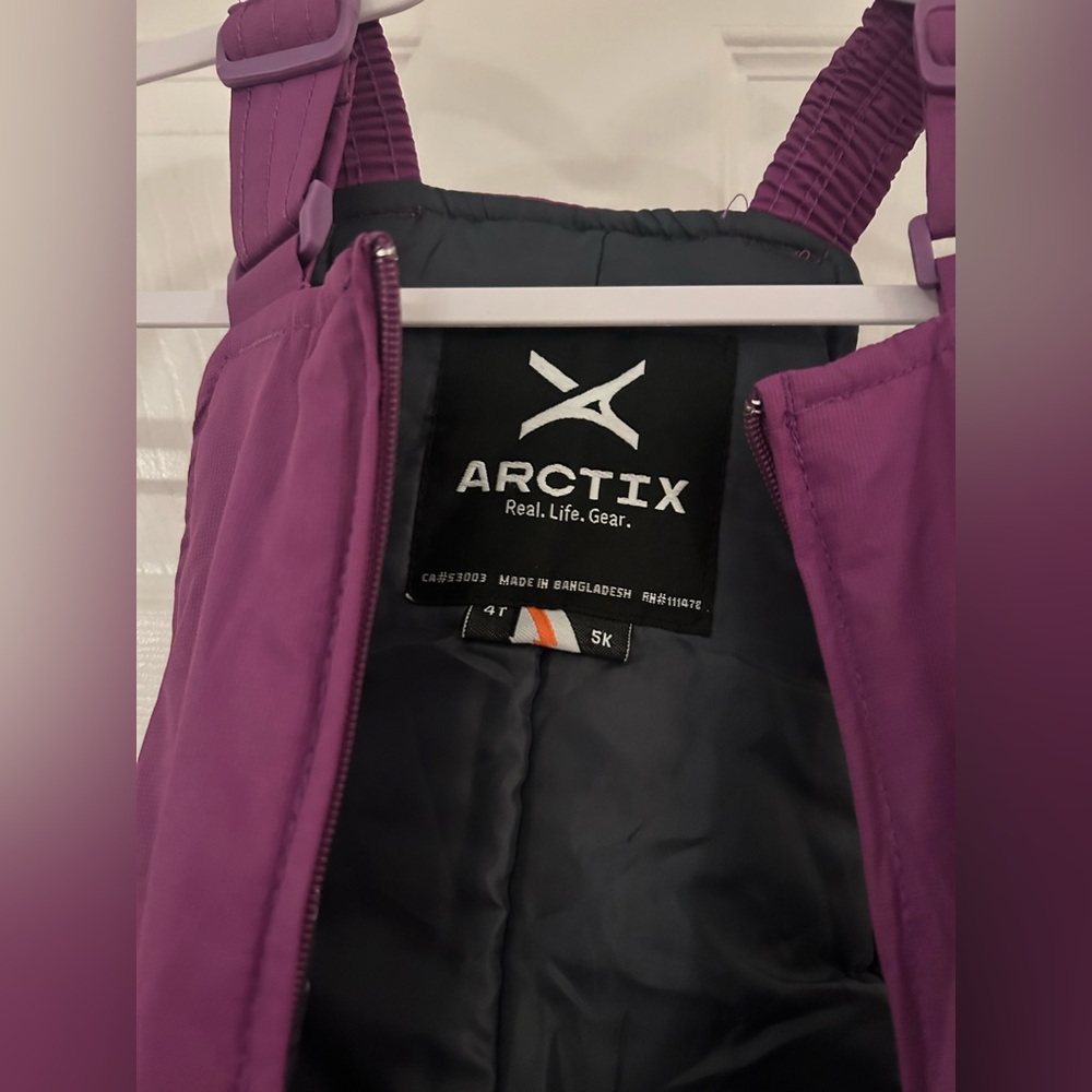 NWT Arctix Kids Snowsuit Purple - Picture 6 of 10